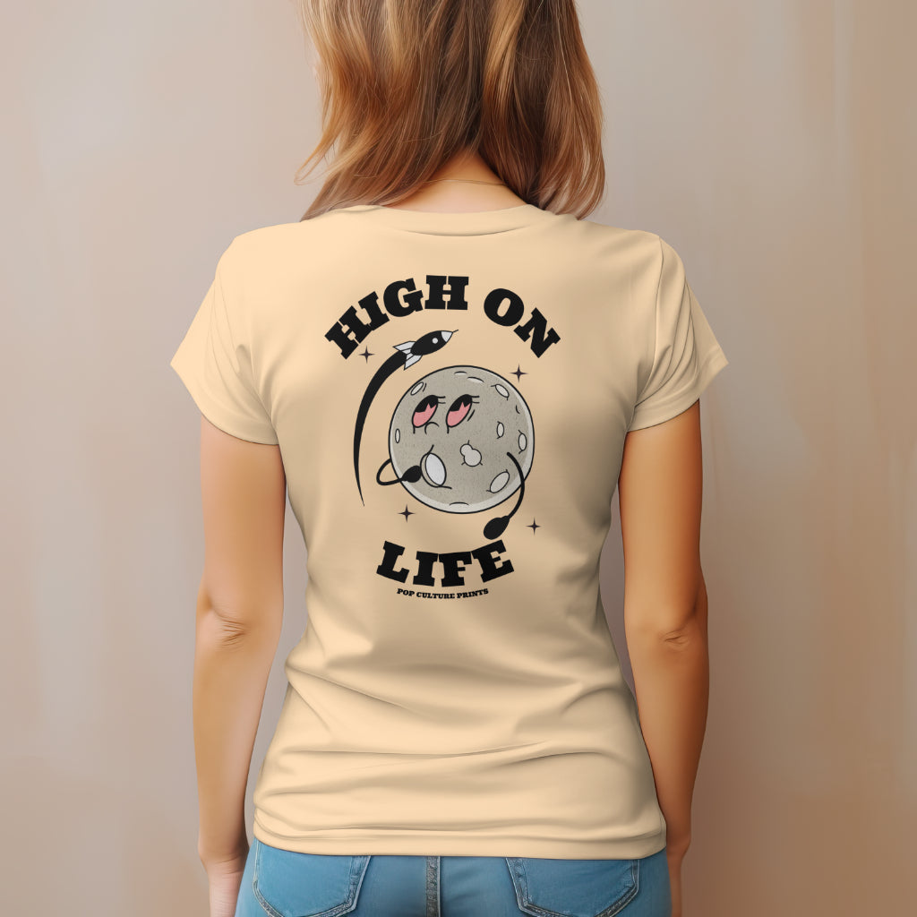 High On Life Tee - Pop Culture Prints