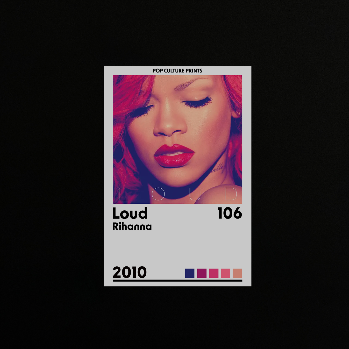 Individual Album Cards (Series II) - Pop Culture Prints