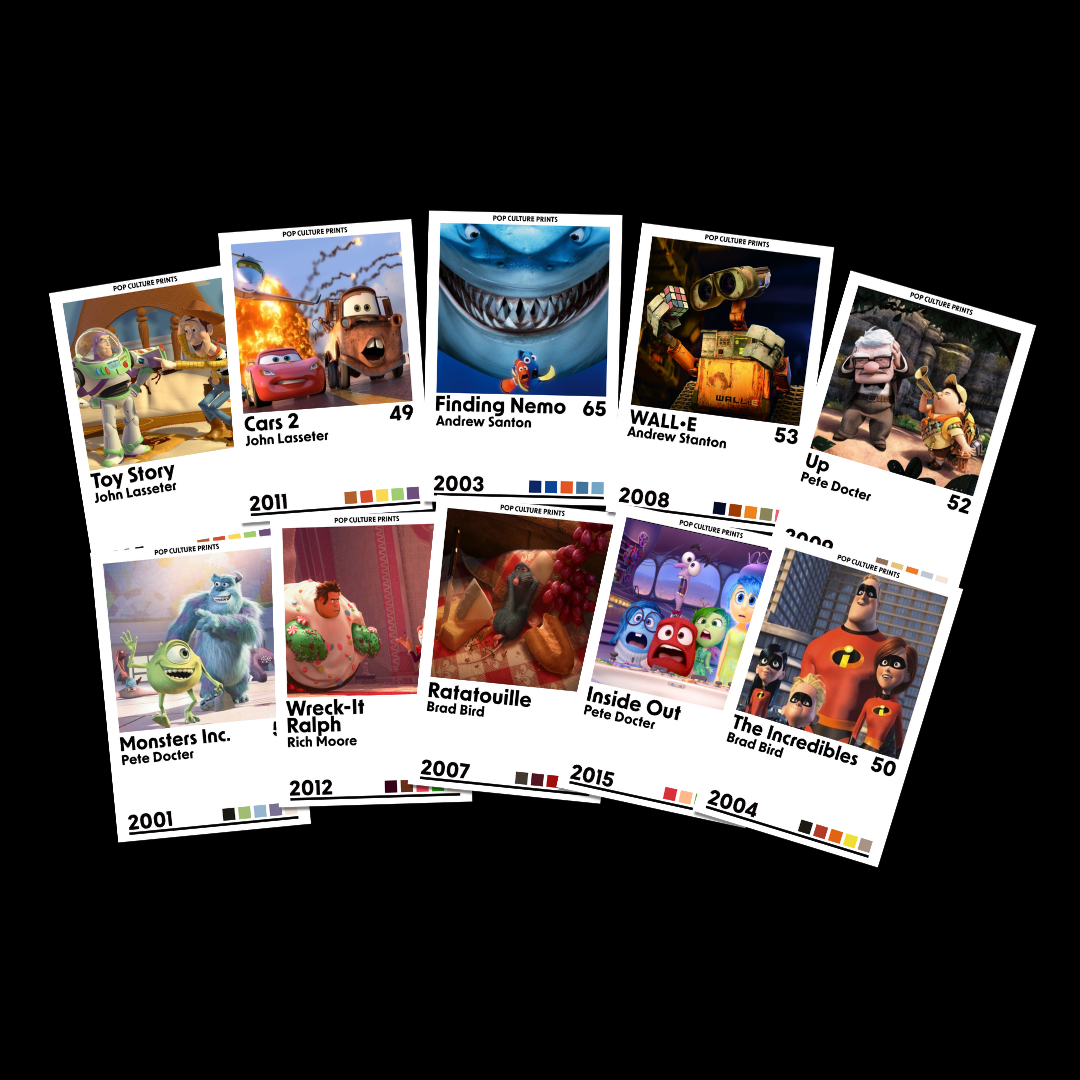 Pixar Pack - Pop Culture Prints