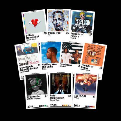 Rap Albums Bundle II - Pop Culture Prints