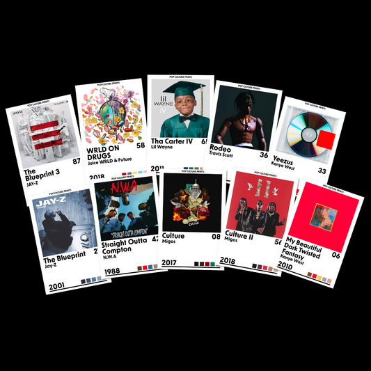 Rap Albums Bundle I - Pop Culture Prints